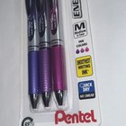Pentel Energel Deluxe Rtx Gel Pens 0 7mm Medium Point Purple violet Ink Colors
