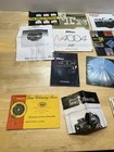 Mixed Lot Of Vintage Camera Manuals Programs Guides Canon Nikon Pentax