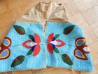Large Size Mint Vintage Mid Century Nez Perce  Indian Beaded Vest - Mint  