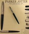1954 Parker Jotter 1st Yr Edition Green Ballpoint Pen V Clip Super Rare