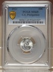 Philippines 1921 10 Centavos Pcgs Ms65 603207