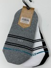Men s Stance Casual Basic No Show Socks  3 Pack  Black White Gray Size L 9-12