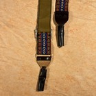 Vintage Bobby Lee 70s Wide Woven Hippie Camera Guitar Neck Strap W  Clip Covers