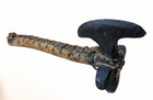 War Axe Stone Wood Starry Mace Design Inca Culture
