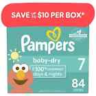 Pampers Baby Dry Diapers Size 7  84 Count  select For More Options 