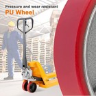 7 x2  Pair Pallet Jack Truck Replacement Steer Wheels With 20 Mm Id Bearings Us