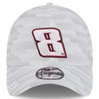 Men s New Era White Kyle Busch 39thirty Graded Flex Hat