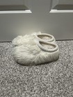 Ugg Fluff Momma Sugar Tasman Plush Faux Fur Slip-on Slippers     Off-white Size 8