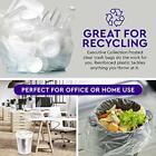 Clear 7-10 Gallon Trash Bags medium Size Garbage Bin Liners For Office 100 Bags 