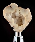 Mounted Crystal Geode Geo - Octagon Glass Mount - Mcm Mid Century Modern Era