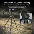 Smallrig 63  Carbon Fiber Video Tripod With Fluid Head Ap255pro max  Payload 3kg