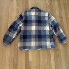 Vintage Sears Men   s Store Flannel Field Jacket Sherpa Lined Made In Usa 60s 42r
