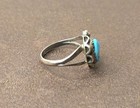 Vintage Eleanor Largo Sterling Silver Turquoise Ring