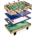 Best Choice Products 4-in-1 Multi Game Table  Childrens Combination -  Natural