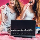 Karaoke Machine With 2 Wireless Microphones Bt Microphone And Speaker Ktv Yxkb