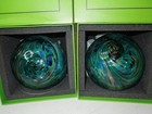  2  Hygge Rain Drops Hanging Terrariums Blown Glass Decorative Air Plant Globe