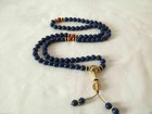 China Tibet Tibetan Lapis Lazuli Buddhist Buddha Worry Prayer Bead Mala Bracelet