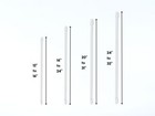 Bundle 2 Adjustable Caf   Curtain Rods And 4 Adhesive Hooks