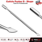 Cuticle Pusher Remover Nail Cleaner Manicure Pedicure Stainless Steel Tool