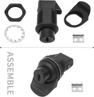 93-303 Push Button Latch Universal Glove Box Dash Lock Kit For Boat And Motor