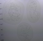 Vintage 70 s Acetate Tattoo Stencils  acetate Set  23   Good Condition 