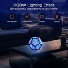New Gift Infinite Dodecahedron Decor 3d Hyper Cube Rgbw Changing Night Lighting