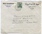 Morocco Agencies Kgvi 1950 4d Sg 264 On Envelope Bpo Tangier To Sweden  55 