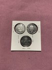 2021 Bluenose 100th Anniversary Canada 10 Cent Dime Blue   No Color Unc Lot Of 3