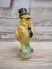 Vintage Viscoloid Celluloid Roly Poly Easter Chick Chicken Toy Weighted Bottom
