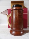 Schmidt   s Beer Wooden Beer Stein Rare 1993 Autumn Buck Antler Handle