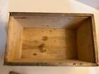 Vintage 1940 s Wooden Box With Lid  could Be From Ww Ii  