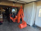 Kubota B2650 Tractor 192 Hours Front Loader  72 Inch Mower  Backhoe  Heat ac Cab