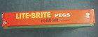 Vintage Lite-brite Pegs Refill Kit By Hasbro 1968
