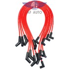For Bbc Chevy 396-427-454-502 Hei 8mm Spiral Core Spark Plug Wires 45 Degree End
