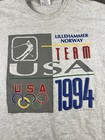 Vintage 1994 Lillehammer Winter Olympics Team Usa T Shirt Skiing Mens Xl