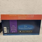 Southworth Fine Linen Ivory Paper 8 5x11   Gray No  10 Envelopes 25  Cotton 