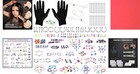 156pc Body Piercing Kit - Includes Needles  Jewelry   Hygiene Supplies