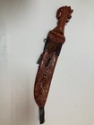 Vintage La Marca Corneta Solingen Machetes W leather Sheath 14  Fixed Blade