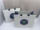 Wimbledon Tennis The Championships  set Of 2  Souvenir Small Paper Shopping Bags