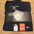 Dickies Flex Short Sleeve Coverall Navy Men   s Xlarge Xl Extra Large Size Nwt