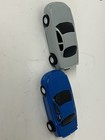 Artin 1 43 Slot Car Pair Porsche Style Blue Gray Replacement Cars