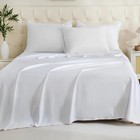 White Full Size Flat Sheets 6 Pack Bulk Top Bed Sheets Easy Sort Hotel Use