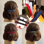 Korean Morandi Color Spring Hair Clip Women Girls Simple Hairpin Fashion Colorfu