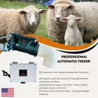 Automatic Feeder For Goats  Sheep  And Lambs  Food Dispenser With Timer