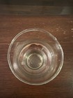 Vintage Pink Depression Glass Bottom Candle Holder Fairy Type Lamp Clear Top