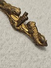 Wwii Usn Navy Officer Submarine Gilt Badge Pin Insignia L  k   