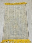 Yellow Islamic Prayer Rug  Sajj  da Of The Masjid Al-haram In Mecca   Kaaba