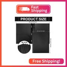 Patelai 48pcs Plastic Folders With Pockets Prongs  Black  Classic