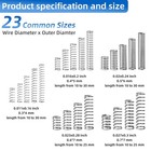 380pcs Stainless Steel Compression Springs Assortment Kit - Small   Tiny Springs
