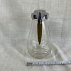 Vintage Golden Bakelite Bullet Handle Hazel Atlas Glass Lg 9    Syrup Pitcher